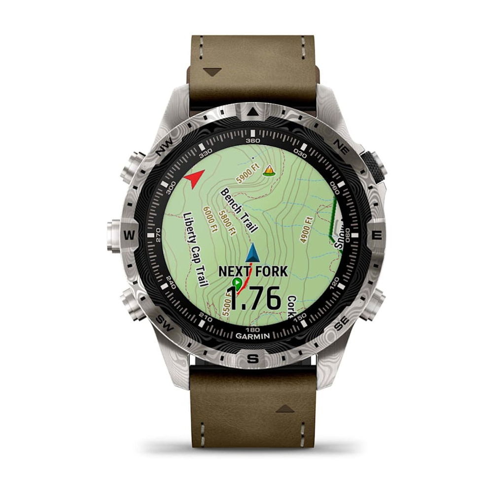 Умные часы Garmin MARQ Adventurer Gen 2 - Damascus Steel Edition 010-03393-31