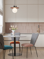 Стул pompadour, велюр, пыльная роза