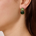 Серьги Dyrberg Kern BECKIA SG EMERALD GREEN 470096