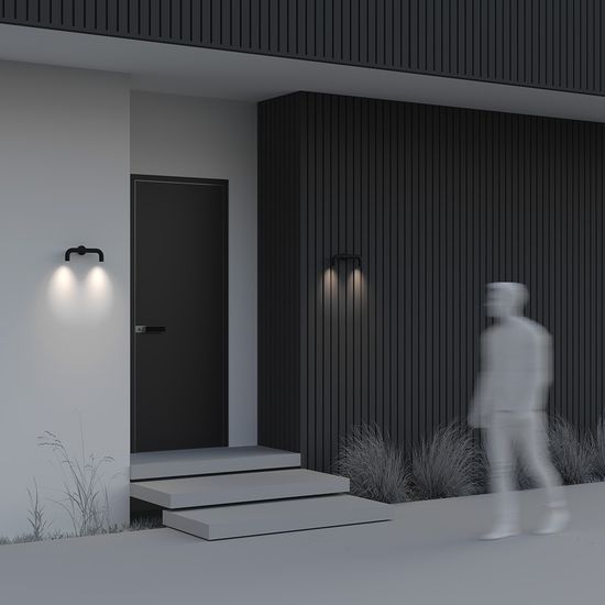 Уличный настенный светильник Outdoor O477WL-L4GF3K