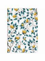 Тетрадь 40 л. в клетку обложка SoftTouch, бежевая бумага 70 г/м2, сшивка, А5 (147х210 мм), ЛИМОНЫ, BRAUBERG, 403771