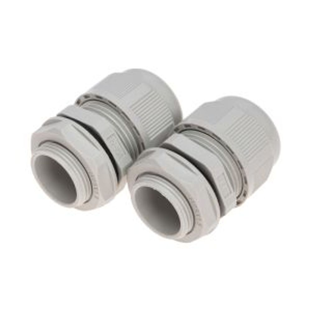Кабельный ввод с резьбой MG-25 (18-13мм) серый, уп. 2 шт REXANT