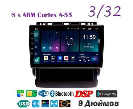 Topway TS18 3+32GB 8 ядер для Subaru Forester, Impreza 2018-2023
