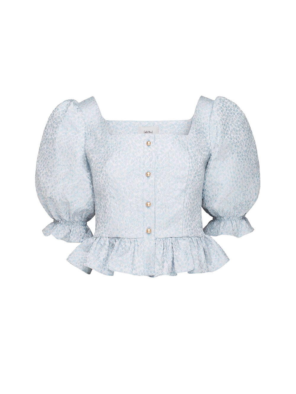 Stone blue top