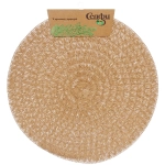 Салфетка на стол 38см «Бохо» круги, коричневая