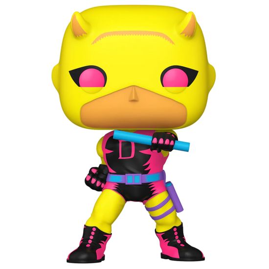 Фигурка Funko POP! Bobble Marvel Daredevil First Appearance Yellow/Red (BLKLT) (Exc) 10" (1358) 77543 / Фигурка Фанко ПОП! по мотивам вселенной "Марвел", Сорвиголова