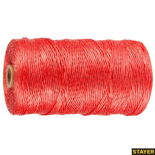 Шпагат полипропиленовый 800 ТЕКС 110м красный STAYER  Х