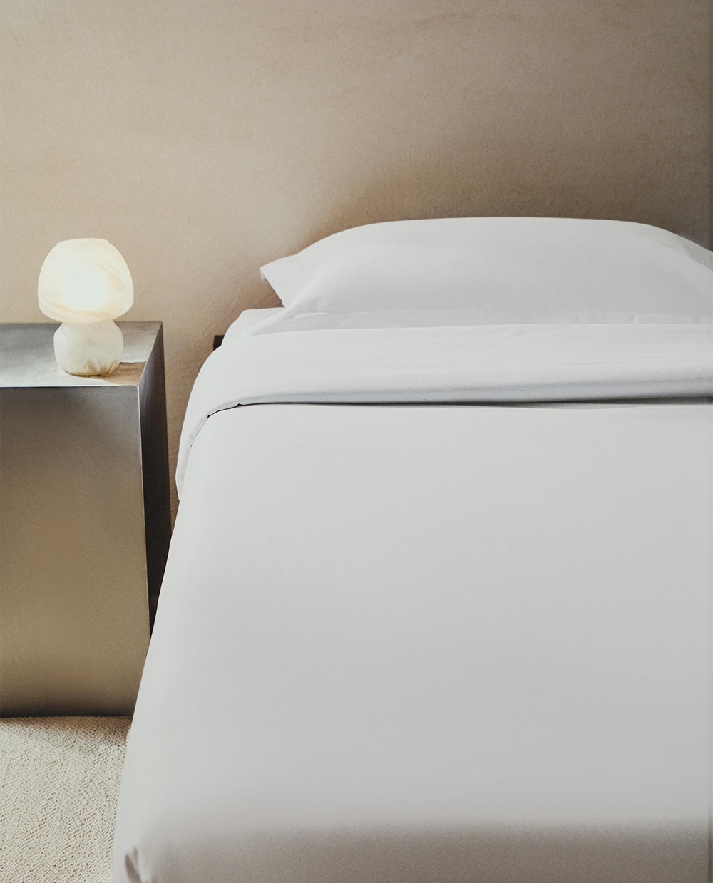 Пододеяльник Zara Home сатин, хлопок 100%, однотонный, 0039/088
