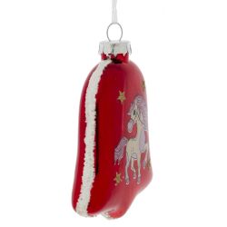 GAEM Украшение новогоднее "Колокольчик с лошадкой", L8 W2,5 H11 см