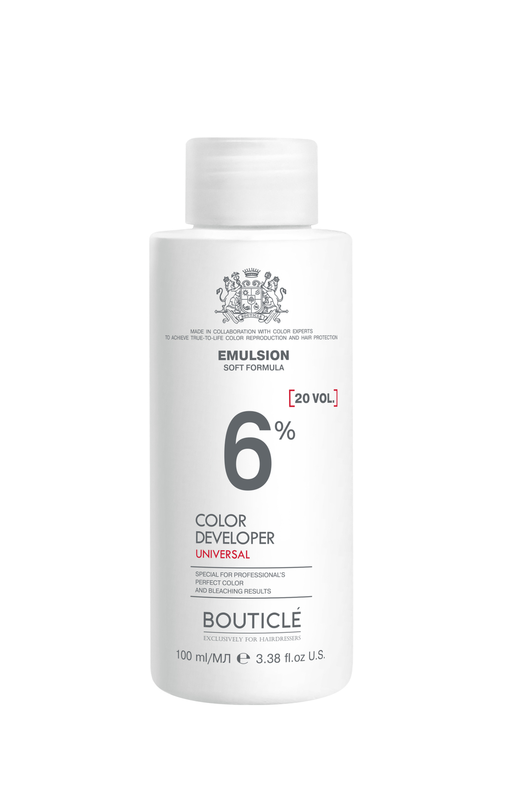 Оксидант-лосьон 6% - “Bouticle color developer 20 vol"  (100 мл)