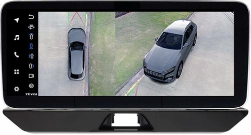 Магнитола для Toyota Venza 2, Harrier 4 XU80 2020+ (экран климата снизу) - Teyes LUX ONE 360 монитор 12.3" 2K QLED на Android 10, Быстрая, CarPlay, 4G SIM-слот, 4 камеры в комплекте