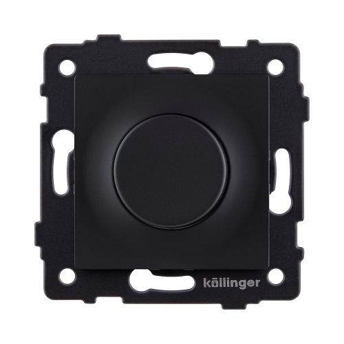 Светорегулятор для светодиодных ламп, проходной, 500W, черный матовый Kollinger REA-048BM для Aspekt, Eleganz, Reflex