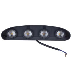 ULU-P20B-8W-4000K IP65 BLACK Светильник светодиодный уличный. Архитектурный накладной. Белый свет 4000K. Корпус черный. TM Uniel