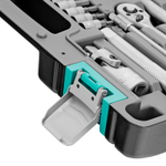 Набор инструментов, 1/2", 1/4", CrV, пластиковый кейс 82 предмета Stels