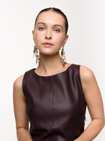 Серьги "Sea pearl hematite" Gold