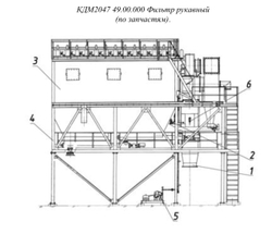 КДМ2047 49.00.000 Фильтр рукавный