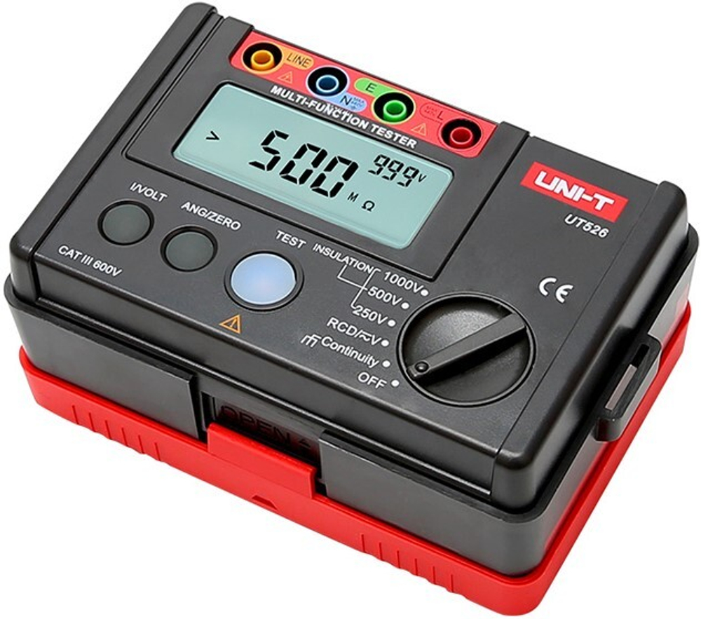 Измеритель сопротивления заземления и изоляции UNI-T UT526