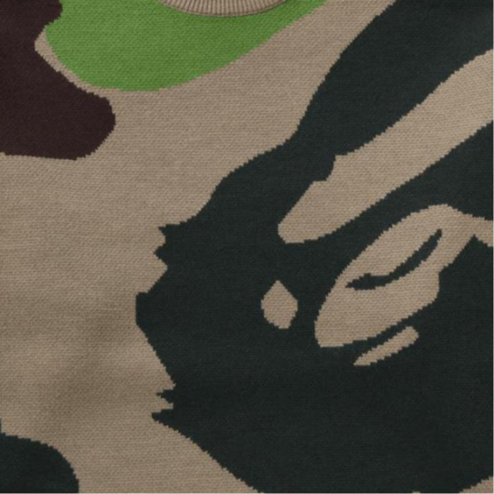 A Bathing Ape Bathing Ape Fw25 Sweater черный