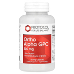 Protocol for Life Balance, Ortho Alpha GPC, 300 мг, 60 растительных капсул