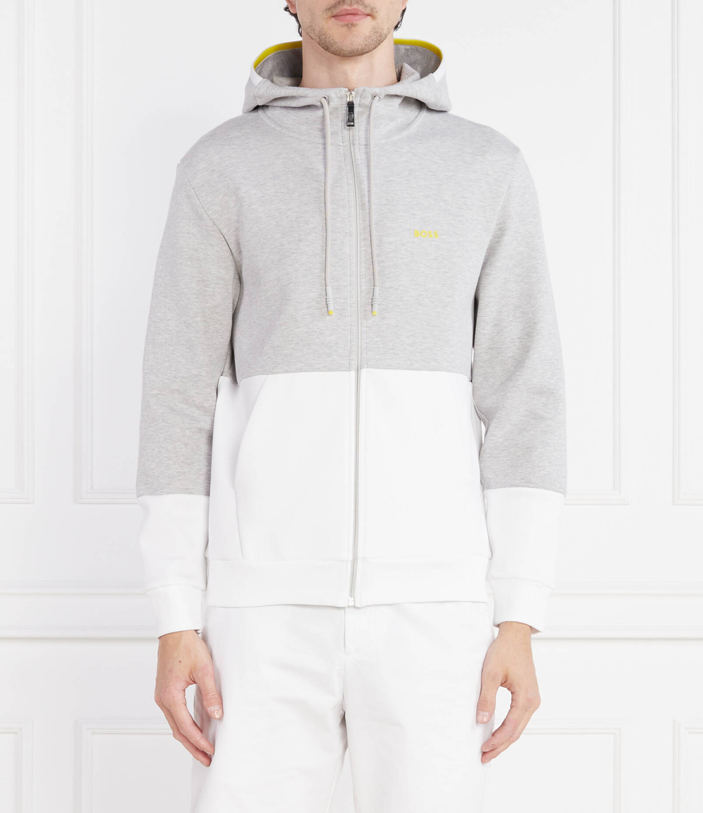 Худи Saggy BOSS GREEN - серый(50493495)