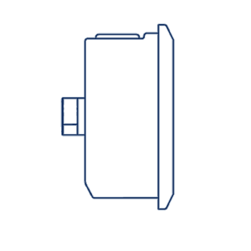 Манометр D63 G1/4 - 25 Bar - осевое подключение
