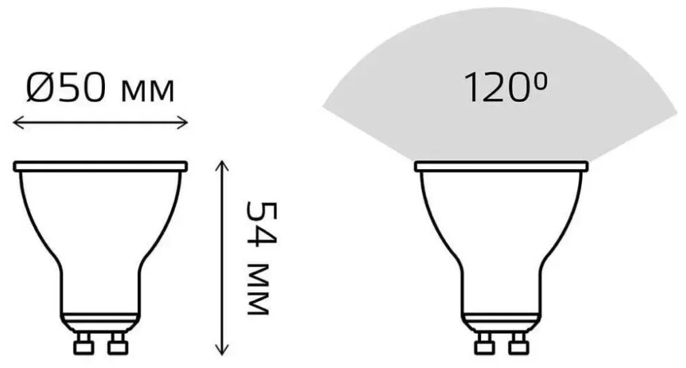 Лампа Gauss LED Elementary MR16 11W 850 lm 4100K GU10 13621