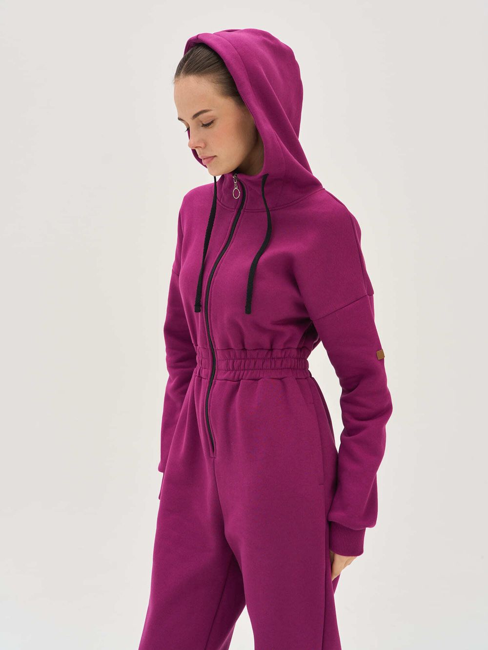 Комбинезон оверсайз "Слива" женский утепленный