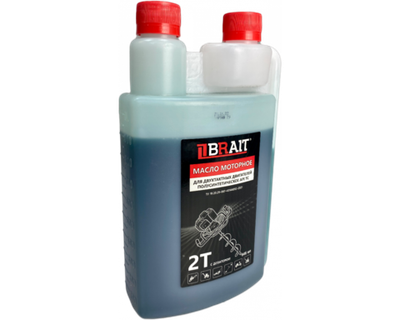 Масло 2х тактное полусинтетическое Brait с дозатором