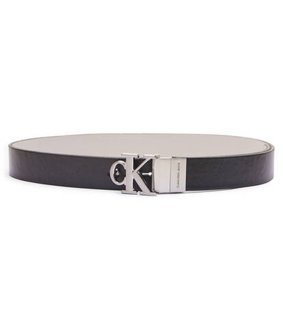 Кожаный двухсторонний ремень CALVIN KLEIN JEANS - черный(K60K612290)