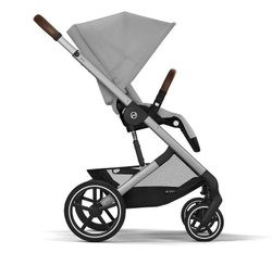 Коляска Cybex Balios S Lux SLV complete Cloud G Magic Black 3 в 1 Stone Grey с дождевиками