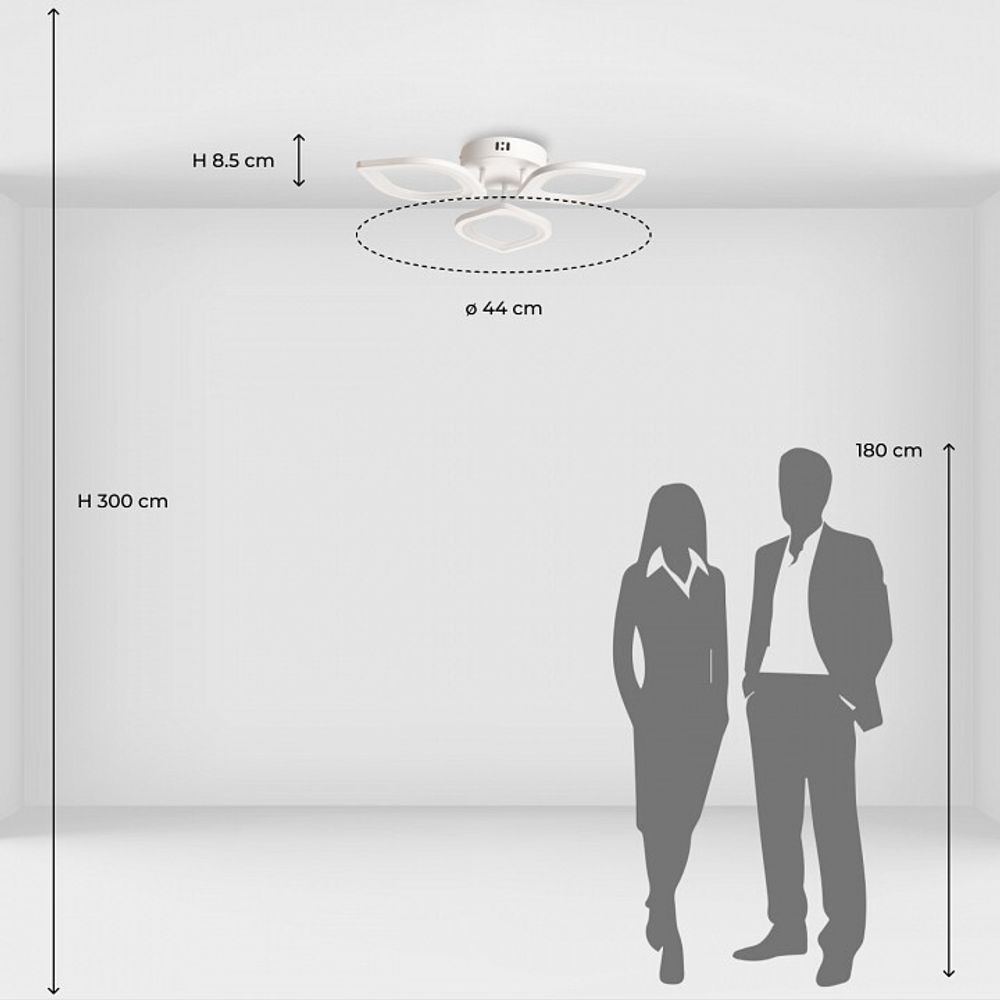 Потолочная люстра De City Мадлен 15 424018203
