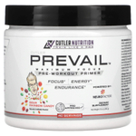 Cutler Nutrition, Prevail, предтренировочный комплекс, со вкусом радужной конфеты, 280 г (9,8 унции)