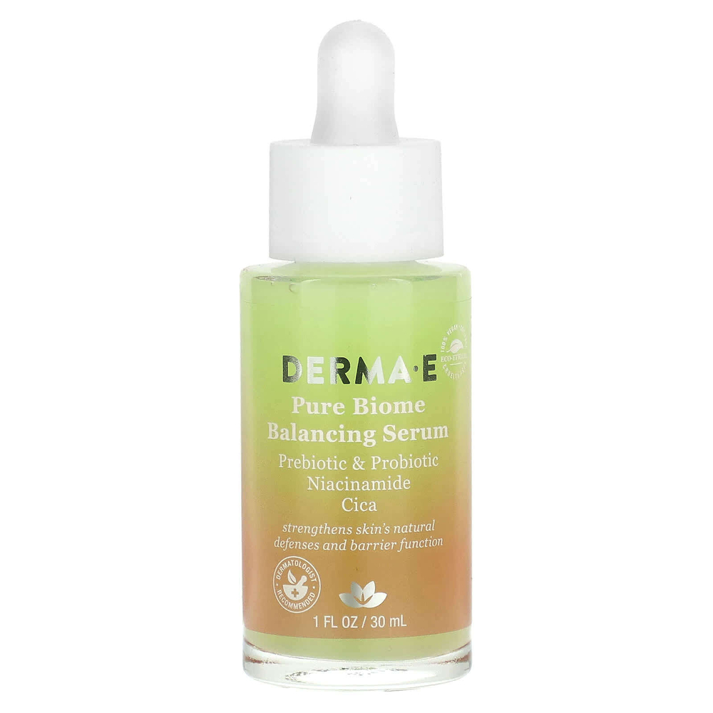 DERMA E, Балансирующая сыворотка Pure Biome, 30 мл (1 жидк. унц.)