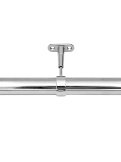 Держатель проходной для трубы 25 мм регулируемый дистанционный, джокер R 50-R, хром, 2 шт