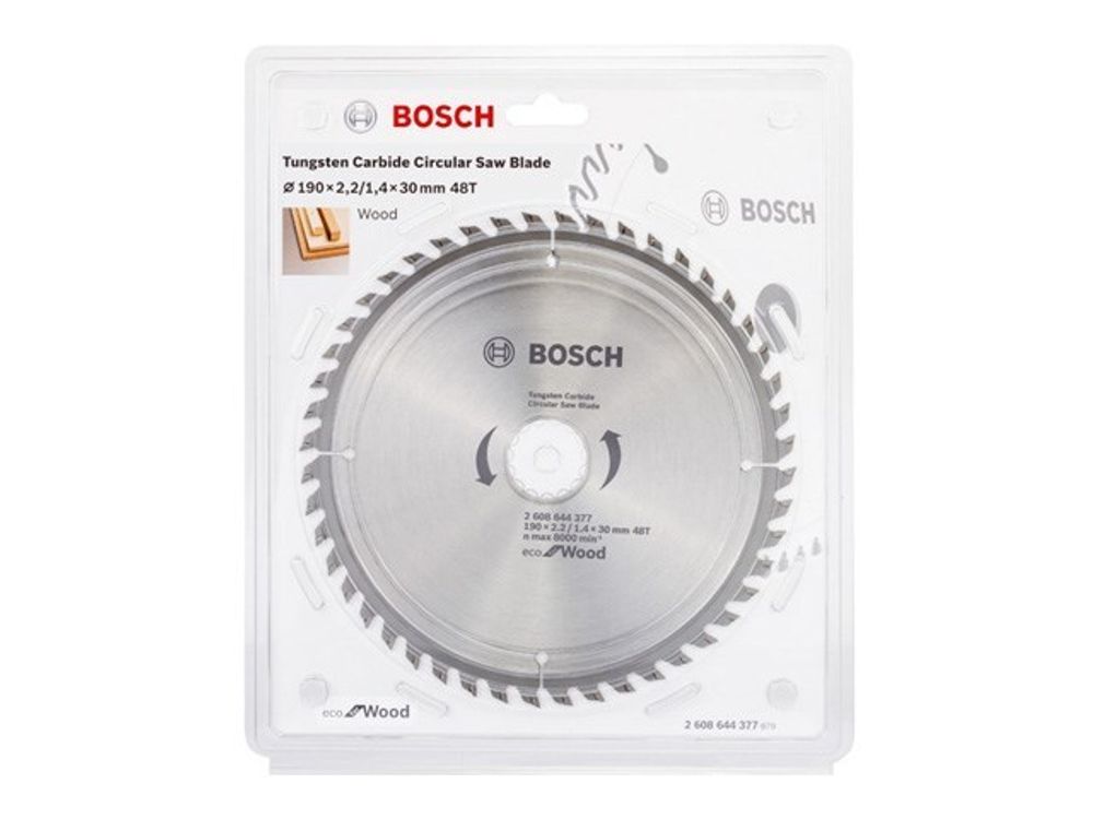 Пильный диск BOSCH 190x30-24T ECO WO