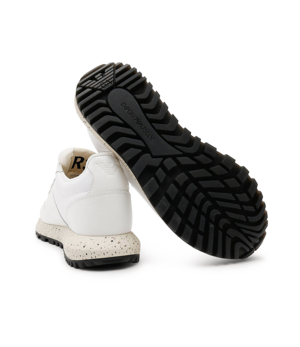 Кожаные кроссовки Emporio Armani - белый(X4X624 XN794)