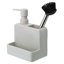 Диспенсер для мыла Noble, 280 мл, светло-серый