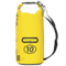Гермомешок 10 литров желтый с лямкой  и карманом Marlin Dry Tube 10 L