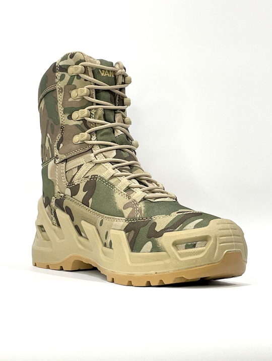 Ботинки тактические Vaneda V-Clutch Pro DRY-TEX высокие Мультикам (реплика)