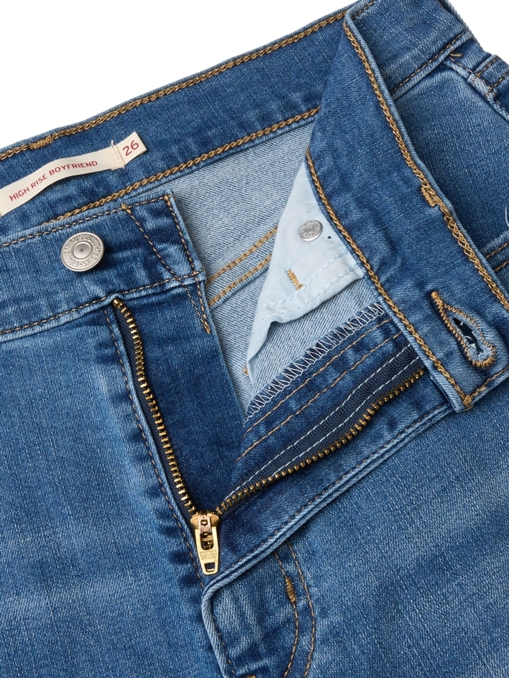 Женские джинсы бойфренды с завышенной талией Levi's High Rise Boyfriend 85873-0169