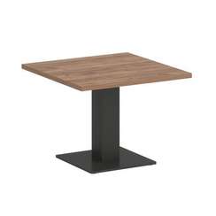 First Стол журнальный квадратный KSJ-2 Дуб Табак/Металл Антрацит 600*600*450