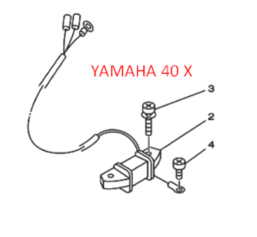 Катушка освещения Yamaha 40X 66T-85533-00 (WUHU)