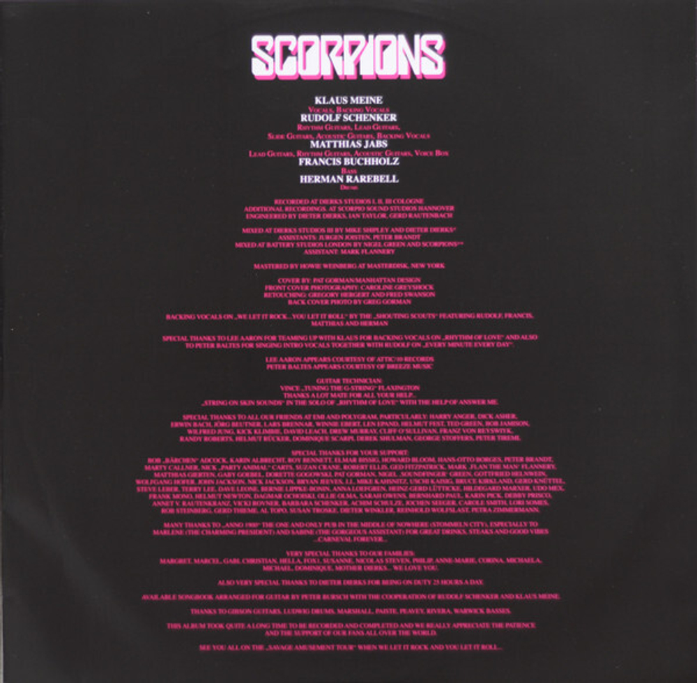 Scorpions / Savage Amusement (50th Anniversary Deluxe Edition)(LP+CD)