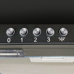 Вытяжка купольная Ginzzu HKH-120 черный 480 м3/час