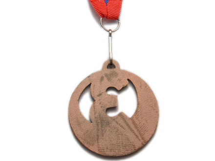 Медаль спортивная с лентой 3 место d - 6,5 см :5201-25
