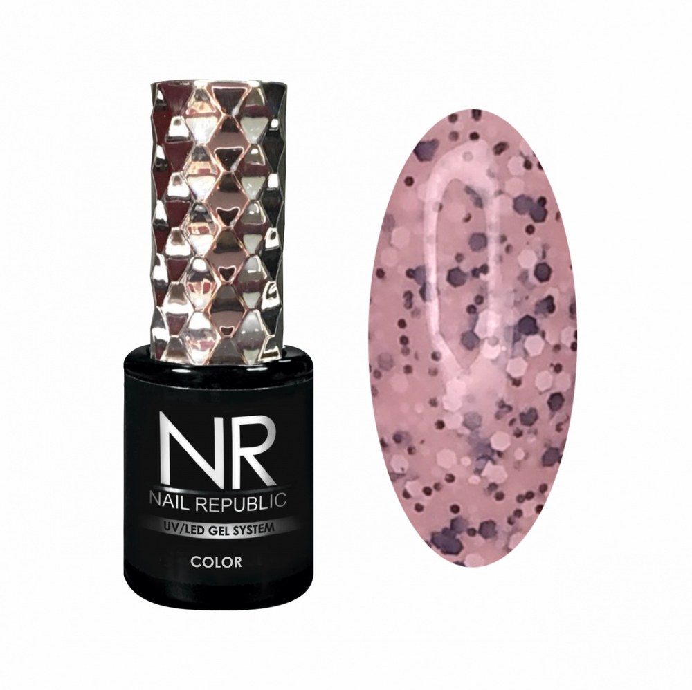 Nail Republic Гель-лак NR-710 Stone crumb, Медный персик, 10 мл