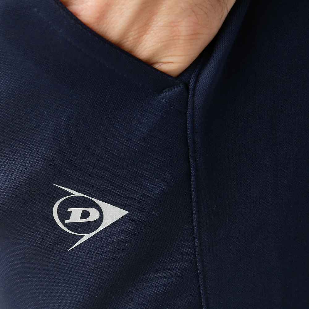 Мужские теннисные штаны Dunlop Knitted Training Pants Men - Dark Blue, White