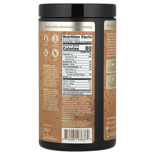 Perk Energy, Тан-мокко латте, 402 г (14,4 унции)