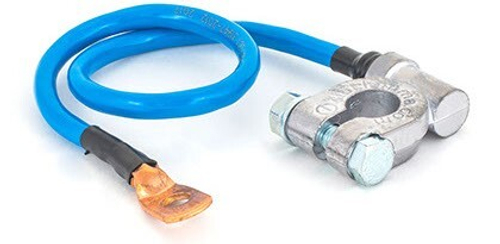 Провод АКБ  -  /длина провода 40 см, сечение 16 мм.кв./ (КОНТАКТ)