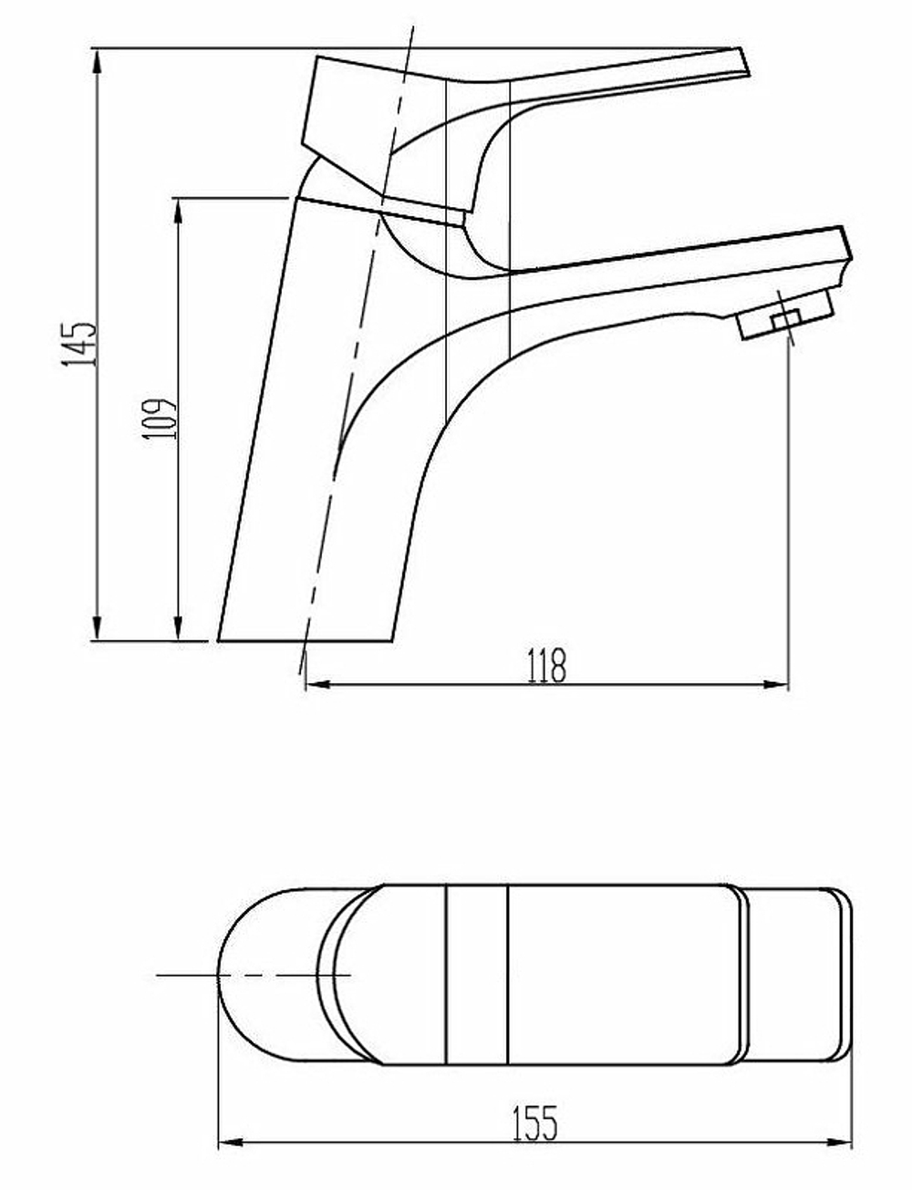 СМЕСИТЕЛЬ ДЛЯ РАКОВИНЫ ESKO EIGER EG26